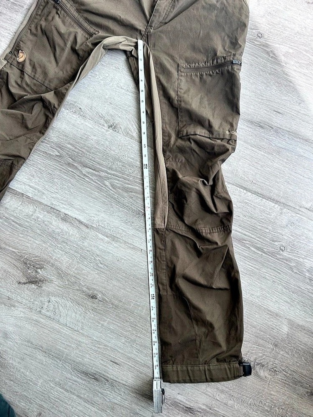 Fjällräven abisco women’s trouser cargo hiking pants. Waist 30” - Picture 4 of 6